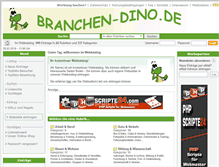 Tablet Screenshot of branchen-dino.de